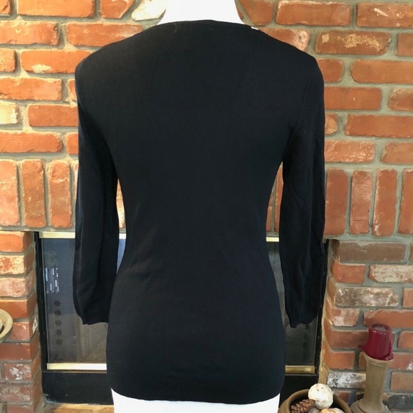 Vintage ALBERTO MAKALAI Elegant Knit Shirt Top - Picture 4 of 5